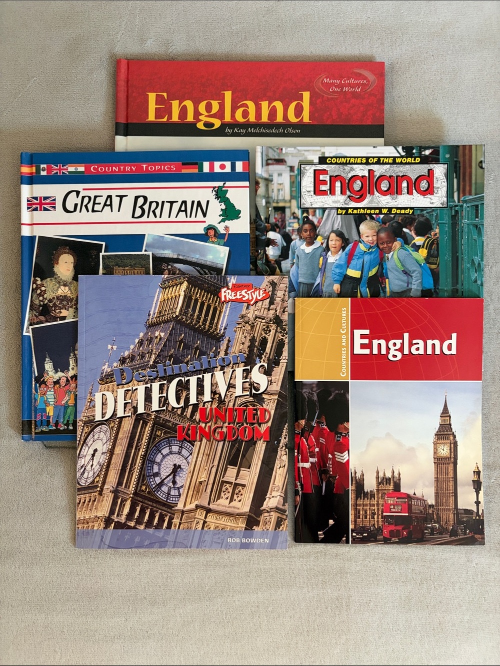 5 England books